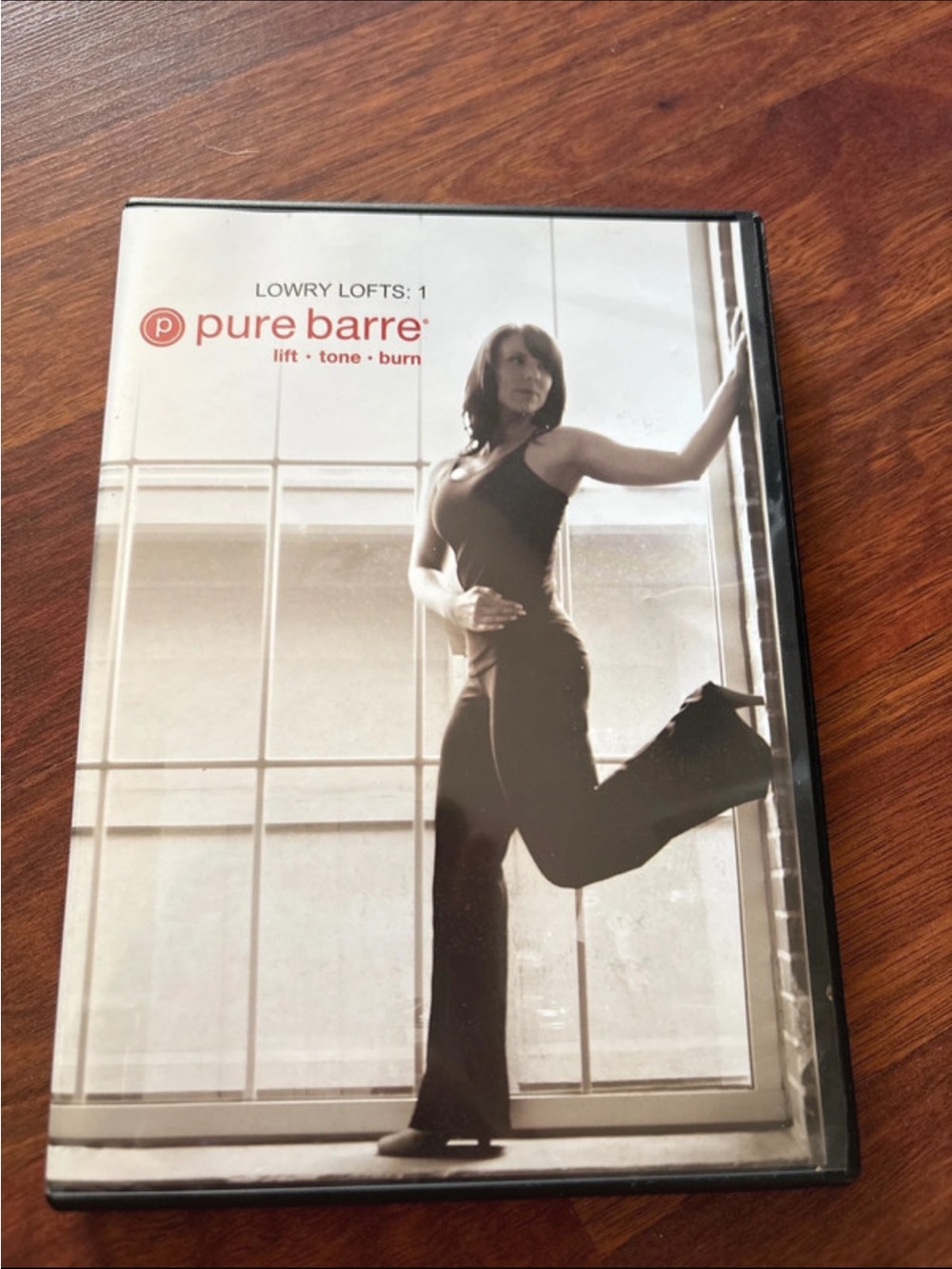 Pure Barre Fitness DVD Featuring Black Workout Outfit